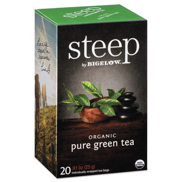 Bigelow® Steep Tea, Lemon Ginger, 1.6 Oz Tea Bag, 20-box freeshipping - TVN Wholesale